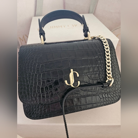 JIMMY CHOO JC TOP Handle Black - Picture 2 of 5